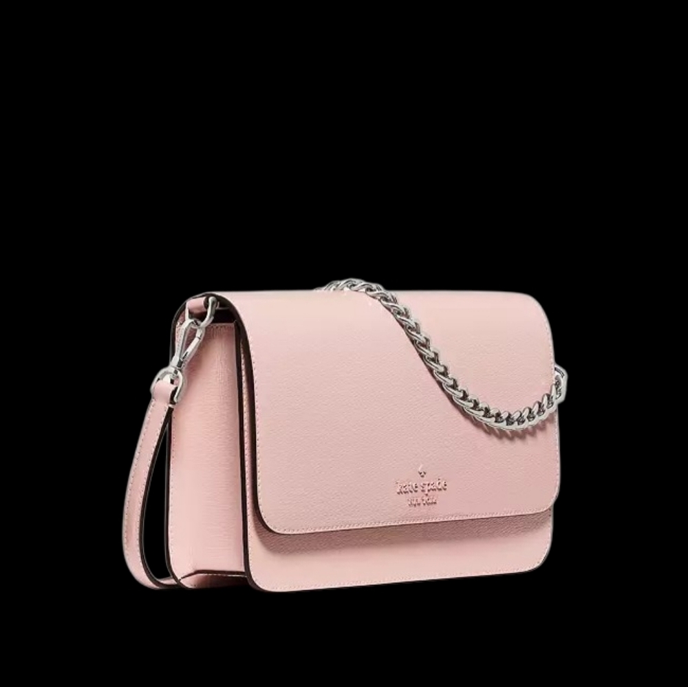 Madison Textured Patent Leather Willow Medium Convertible Crossbody